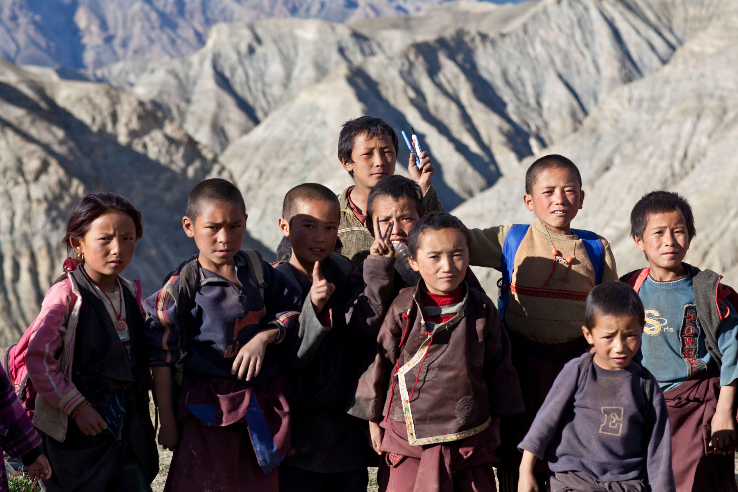 school voor Himalaya kinderen